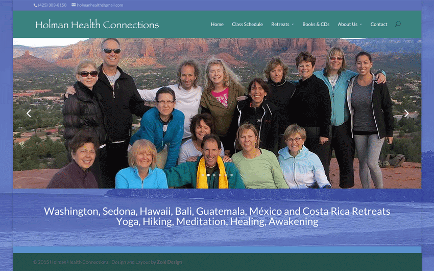 Holman Health home page